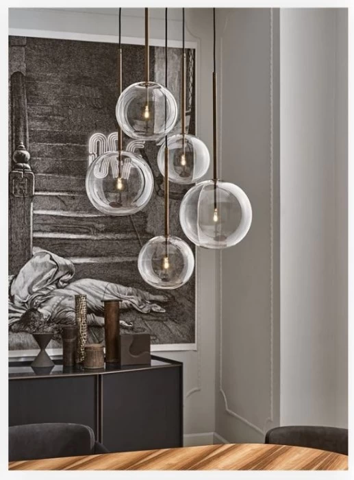 Lampada sospesa Gallotti & Radice BOLLE SOLA