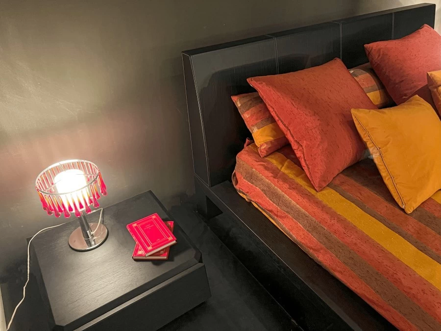 Letto con gruppo La Falegnami dark