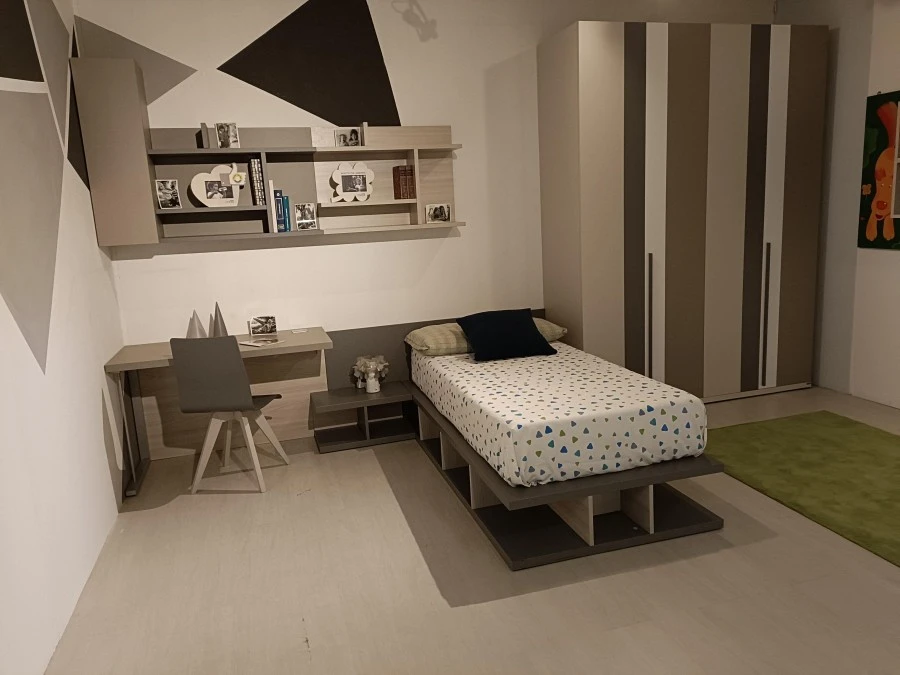 Cameretta letto singolo Doimo Cityline Qik Light