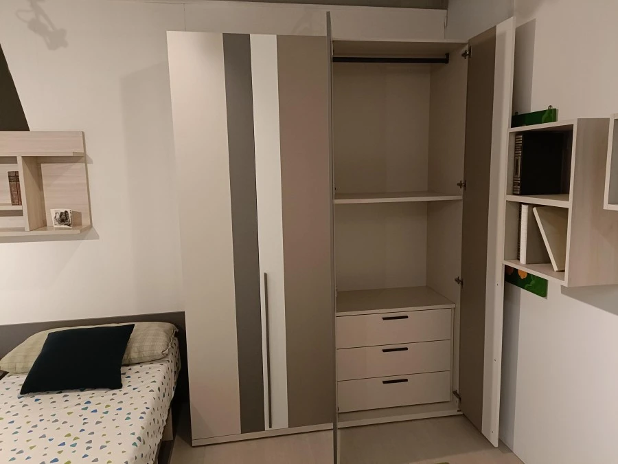 Cameretta letto singolo Doimo Cityline Qik Light
