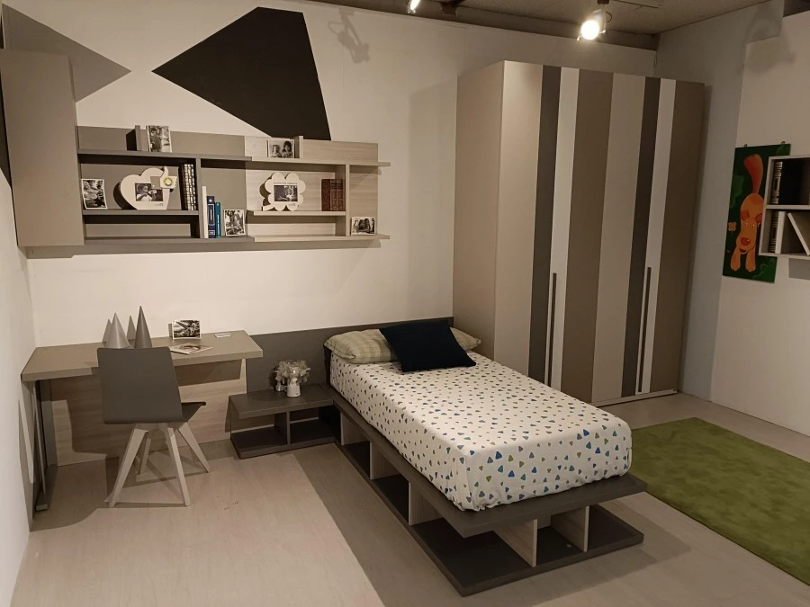 Cameretta letto singolo Doimo Cityline Qik Light