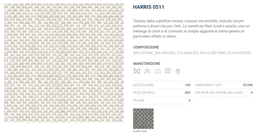 Letto matrimoniale Flou ICON