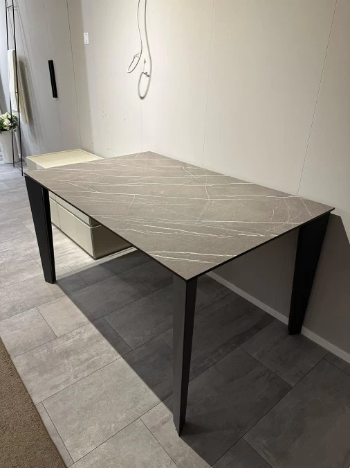 Tavolo allungabile Bontempi HPL Grigio