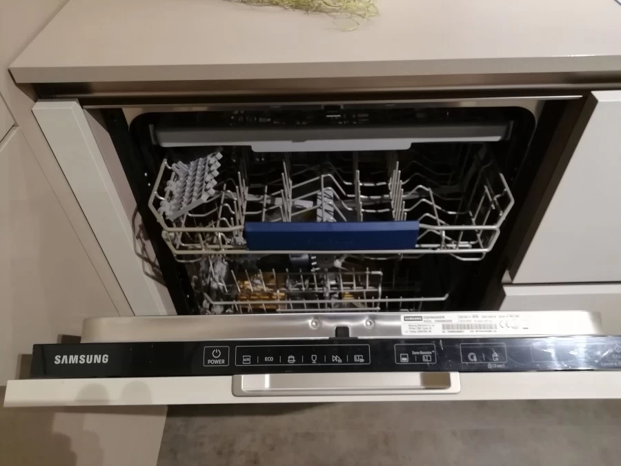 Cucina angolare Stosa Cucine Infinity Cemento Visone