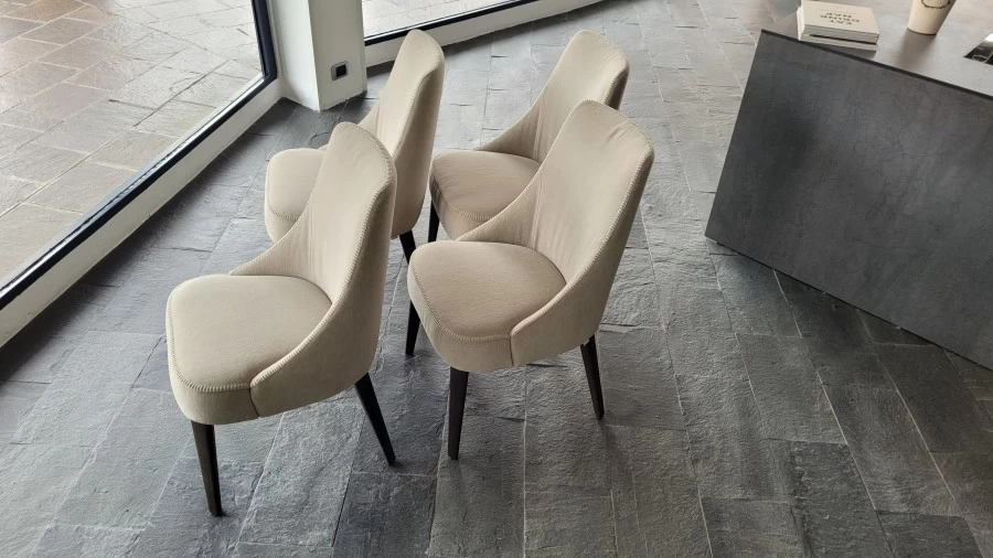 Poltroncina Maxalto Febo ( set 4 sedie )
