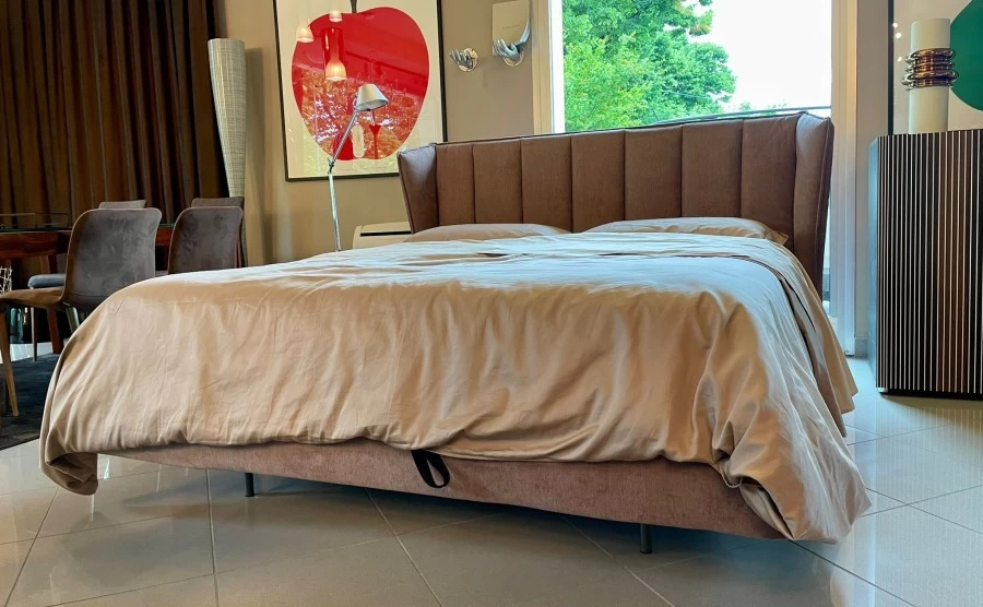 Letto matrimoniale con contenitore Twils Opera Fleur