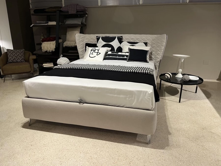 Letto matrimoniale con contenitore Noctis Spa LEONTE