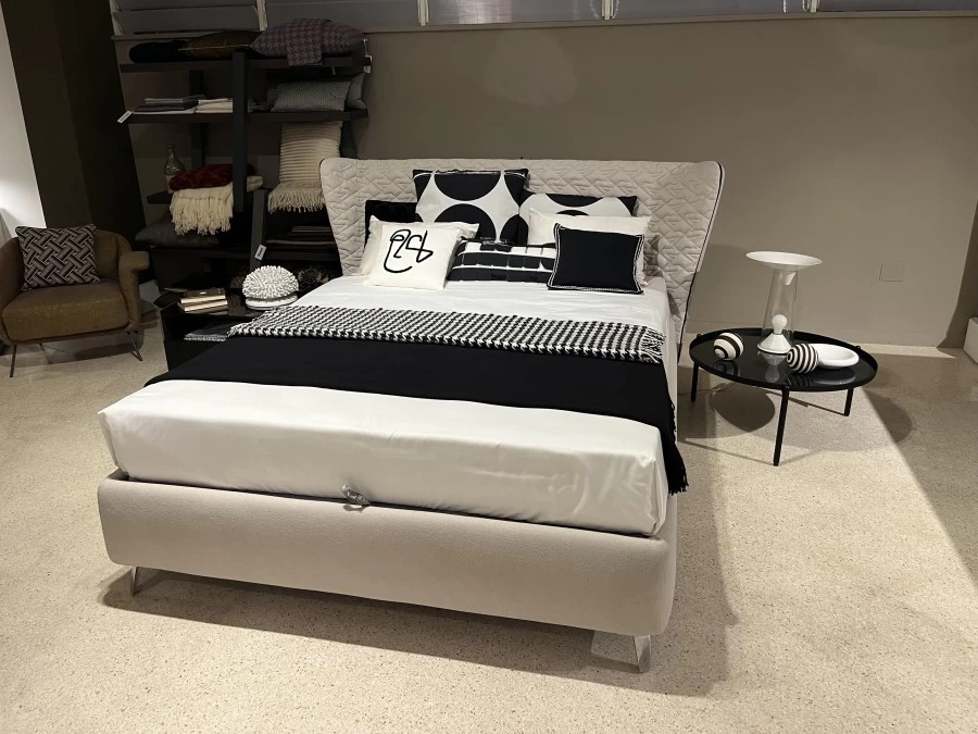 Letto matrimoniale con contenitore Noctis Spa LEONTE