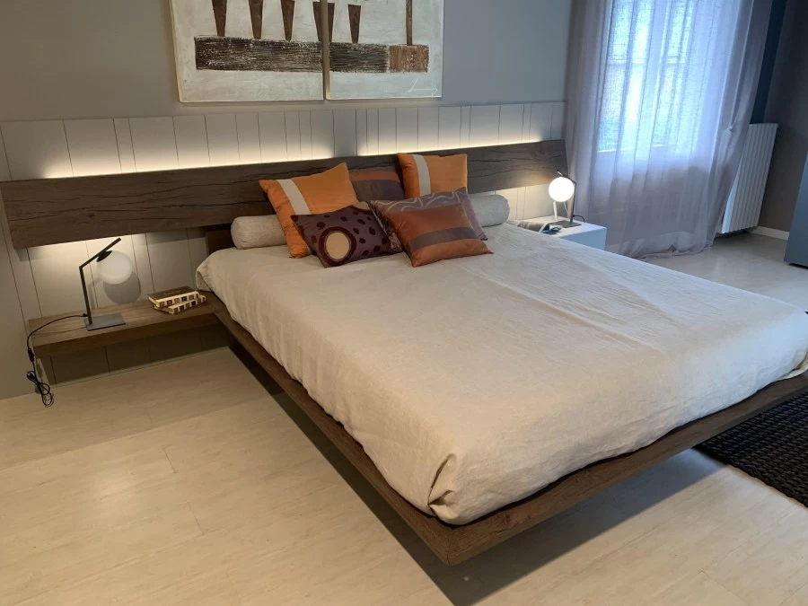 Letto matrimoniale con contenitore Fimar Biplano