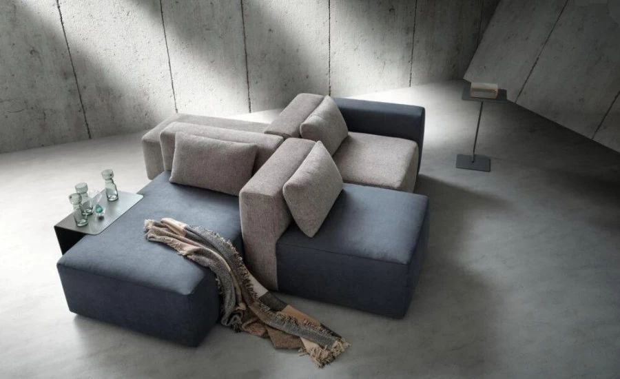 Divano Chaise-longue Samoa Sassy