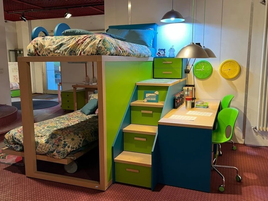 Cameretta a castello Dear Kids Boxer
