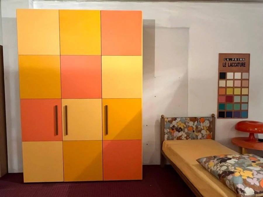 Cameretta letto singolo Dear Kids quadrotti & Missoni