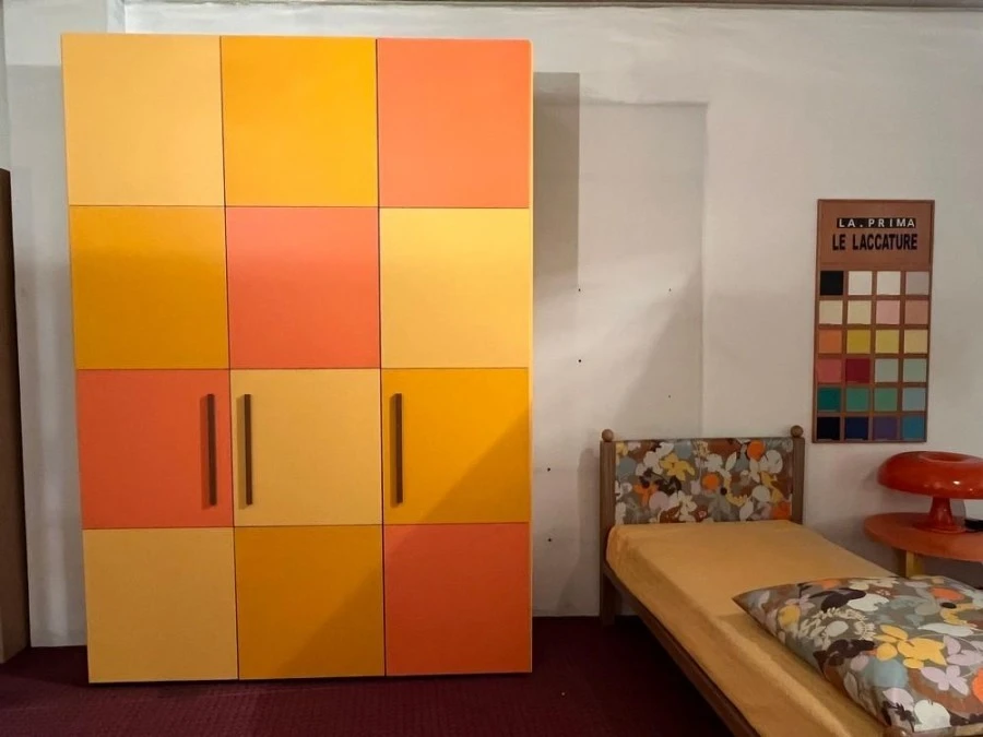 Cameretta letto singolo Dear Kids quadrotti & Missoni