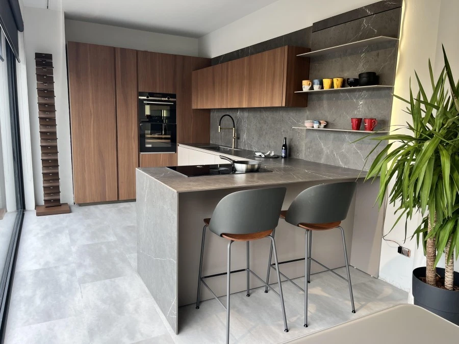 Cucina con penisola Zampieri Cucine Segni Up
