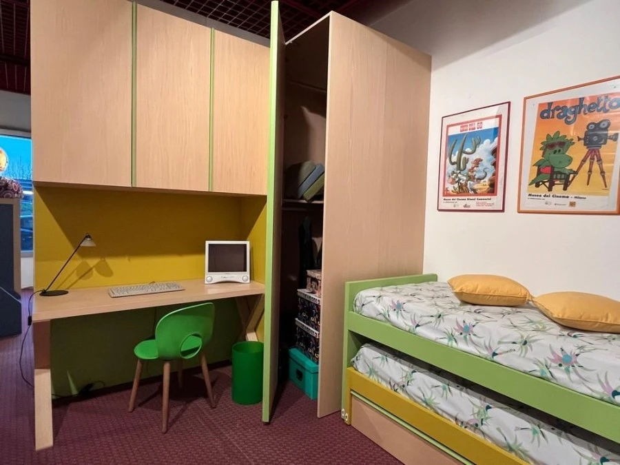 Cameretta con cabina armadio Granzotto Griff Verde