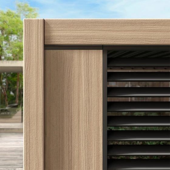 Pergolato Bizzotto Ocean 3x4 Effetto legno venato