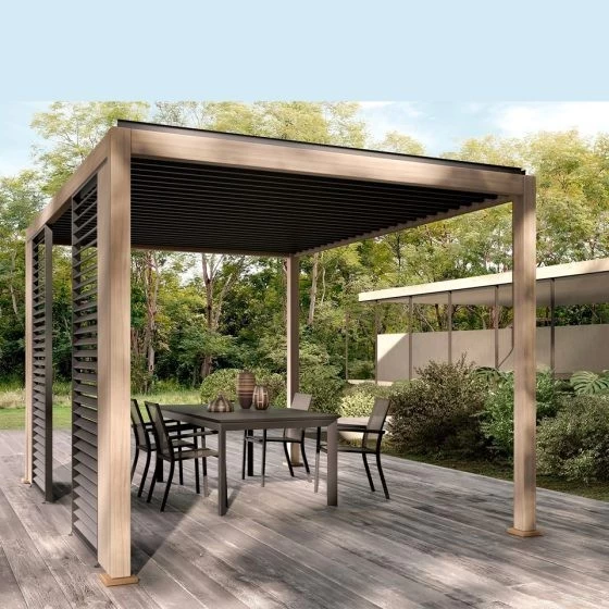 Pergolato Bizzotto Ocean 3x4 Effetto legno venato