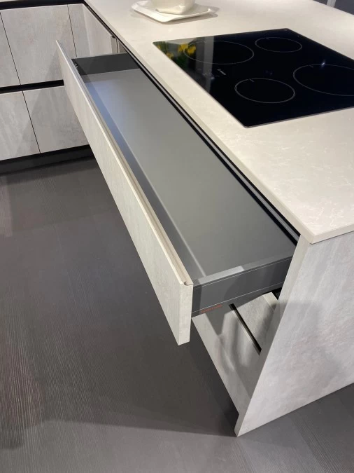 Cucina con penisola Veneta Cucine Oyster Dek Pro