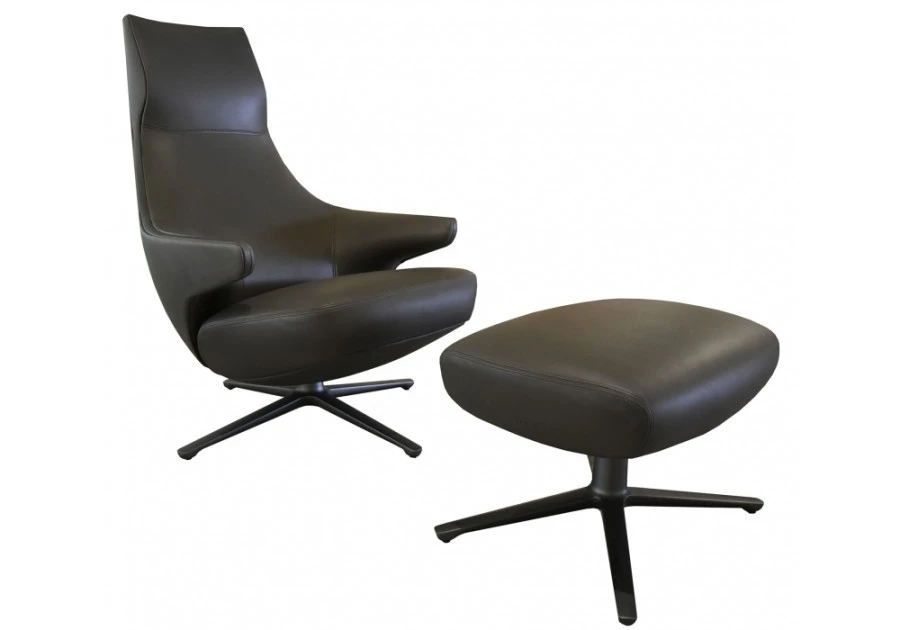 Poltrona con pouf Poltrona Frau Jay