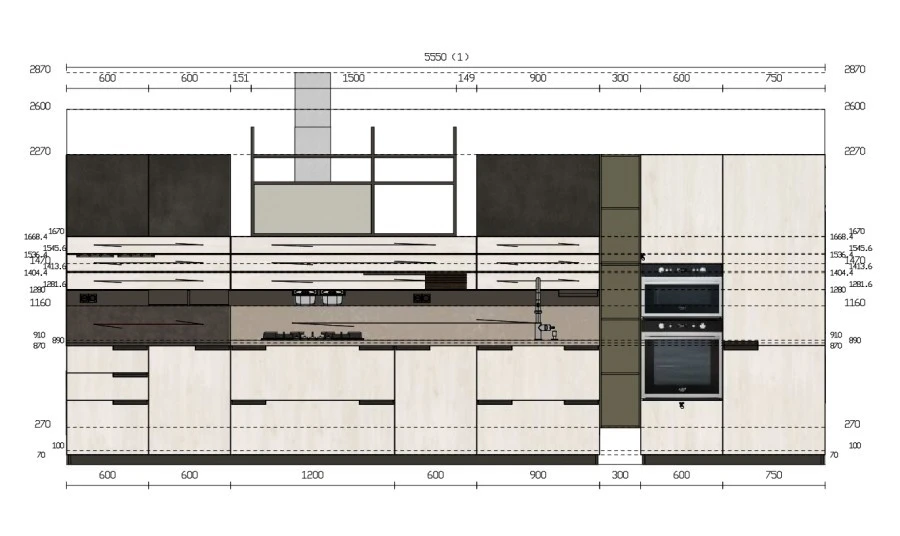 Cucina lineare Scavolini Mia