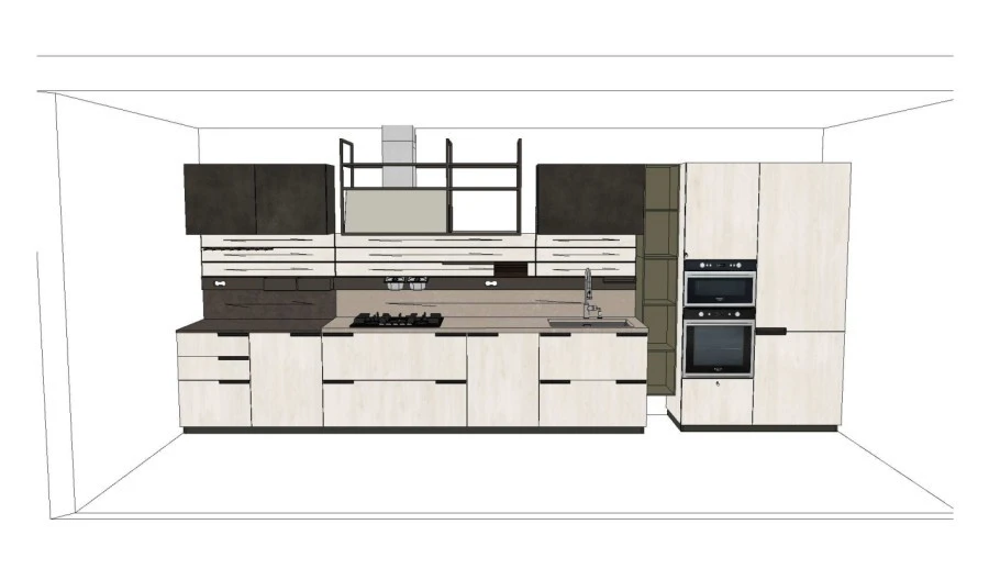 Cucina lineare Scavolini Mia