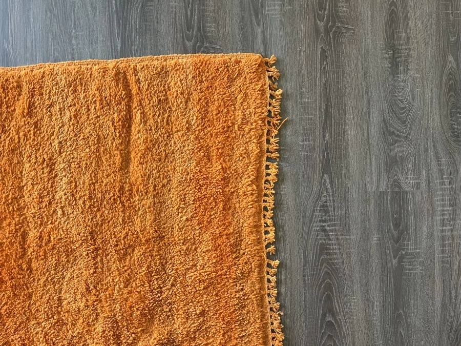 Tappeto Produzione Artigianale Tappeto Arancio