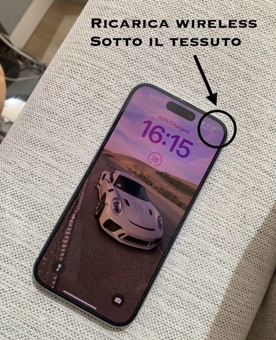 Dettaglio Caricatore wireless