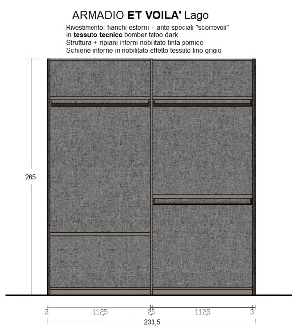 Armadio scorrevole Lago Et Voilà