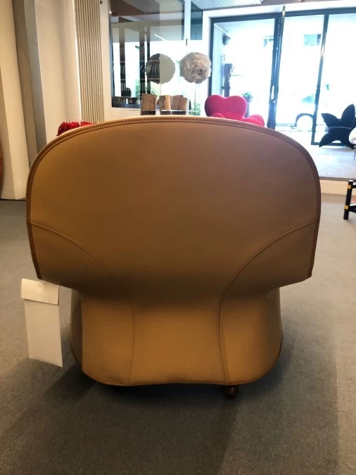 Poltrona con pouf De Padova Louisiana