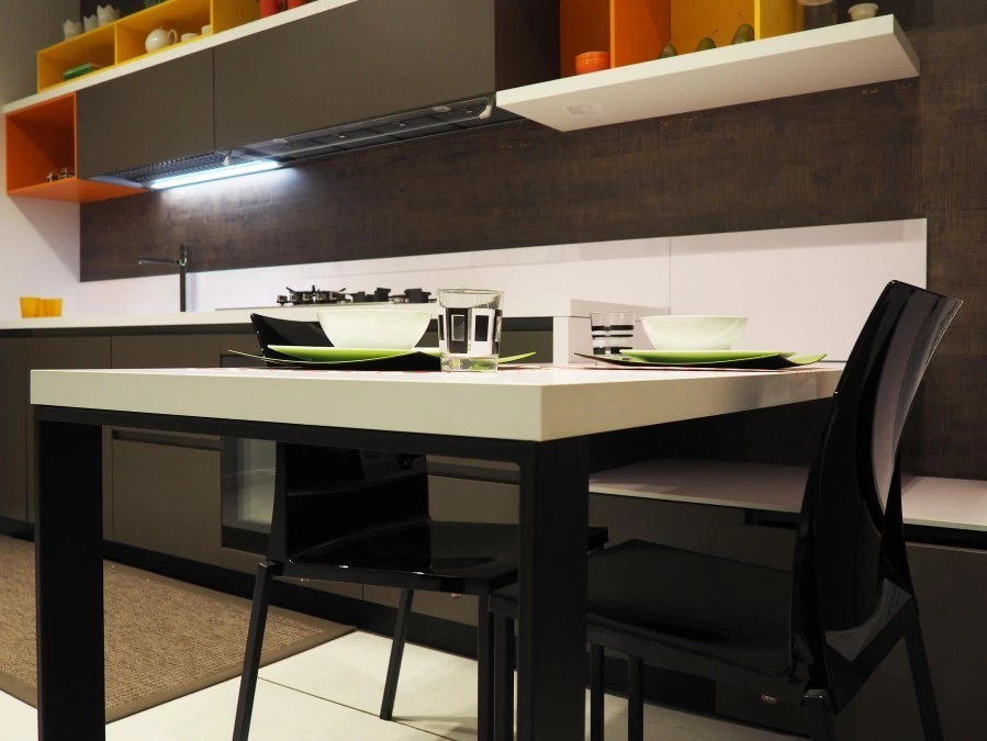 Cucina con penisola Scavolini Foodshelf