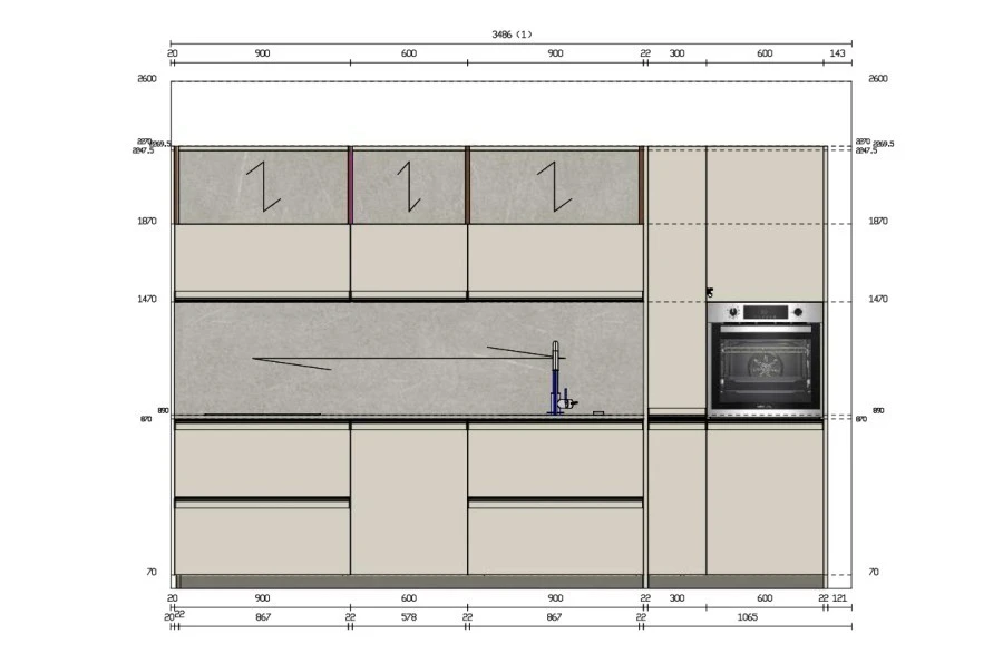 Cucina con Isola Scavolini Formalia