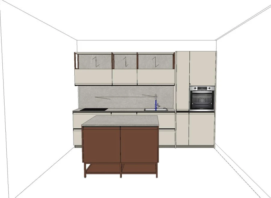 Cucina con Isola Scavolini Formalia