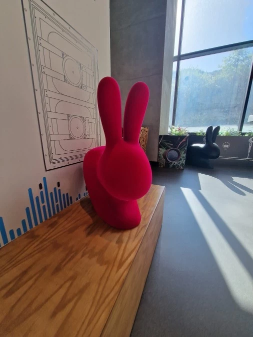 Sedia senza braccioli Qeeboo Rabbit chair baby