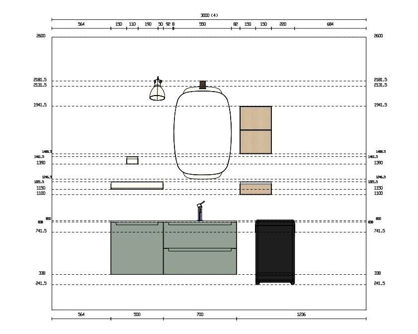 Mobile bagno Scavolini Idro Gym Space