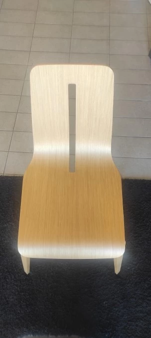 Sedia senza braccioli Caimi brevetti PLATONE