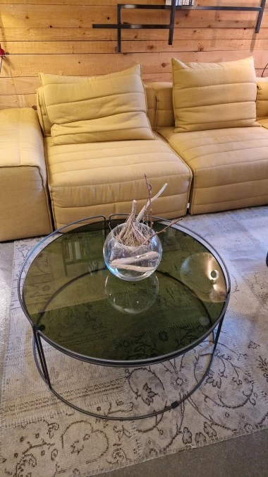 Tavolino rotondo Ditre Italia monolith