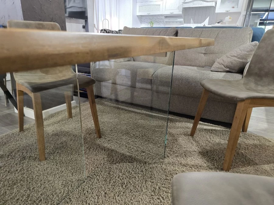Tavolo rettangolare FGF Mobili ghost fisso