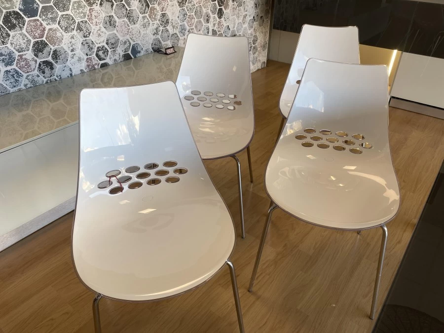 Sedia senza braccioli Scavolini Coquille