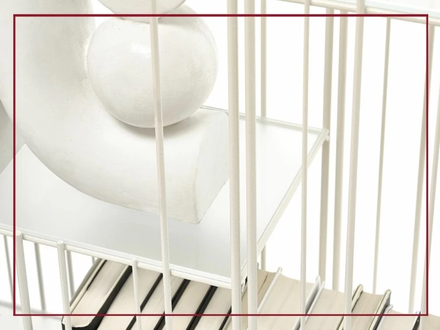 Piccola libreria Mogg METRICA A WHITE