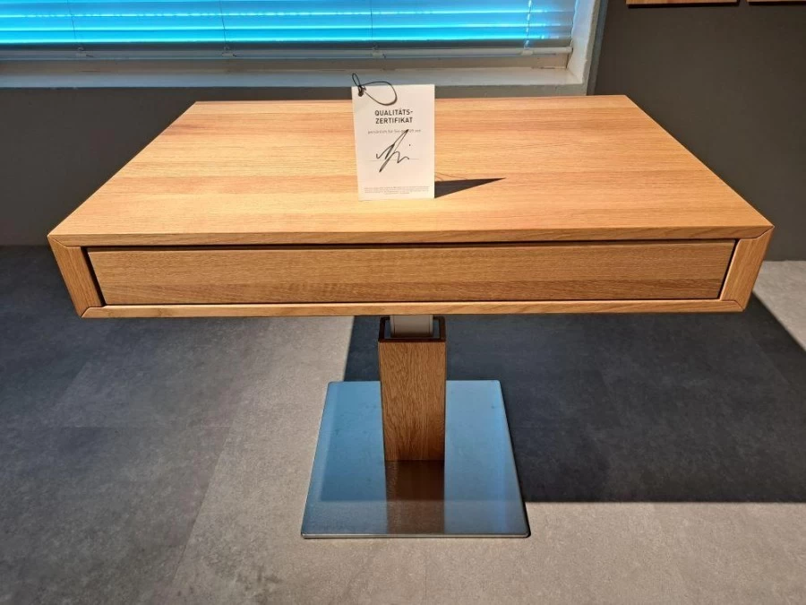 TAVOLINO LIFT ROVERE NATURALE TEAM 7 NATÜRLICH WOHNEN - PERSEGHETTO ARREDA
