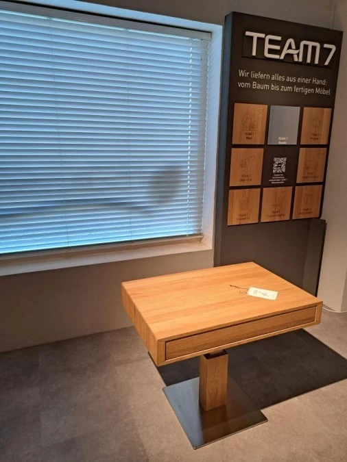 LIFT TAVOLINO REGOLABILE IN ALTEZZA TUTTO LEGNO ROVERE MASSELLO TEAM 7 made in Austria
