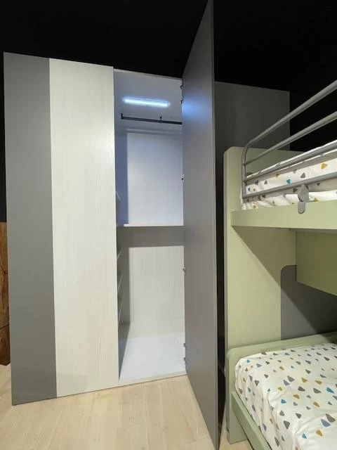 Cameretta a castello Doimo Cityline Qik light - Luna