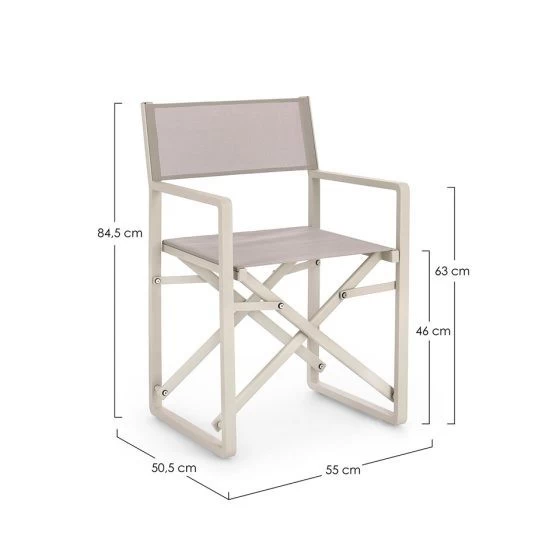 Sedia da giardino Bizzotto Taylor sedia regista