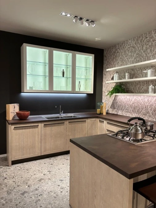 Cucina con penisola Scavolini CARATTERE