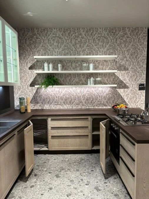 Cucina con penisola Scavolini CARATTERE