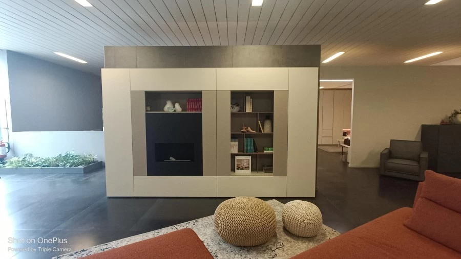 Soggiorno componibile Caccaro Libreria