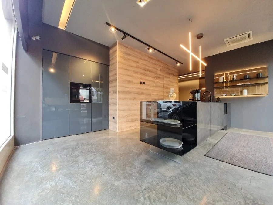 Cucina con Isola Lago 36e8 Glass