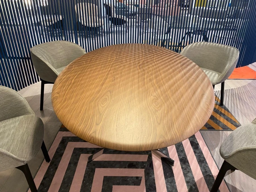 Tavolo ovale Kartell Viscount of Wood