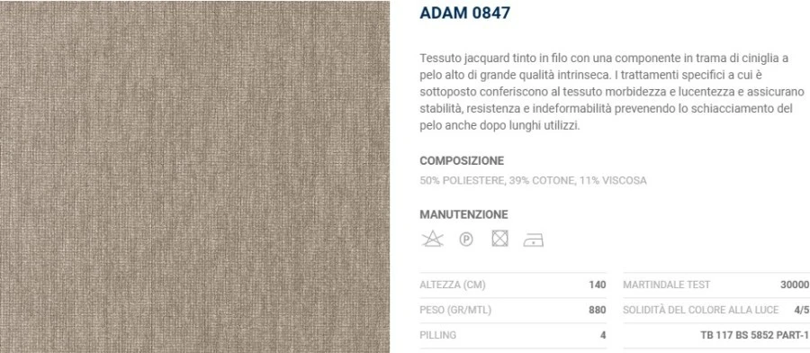 Letto matrimoniale con contenitore Flou AMAL