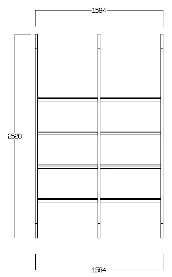 Piccola libreria BBB Italia JACK